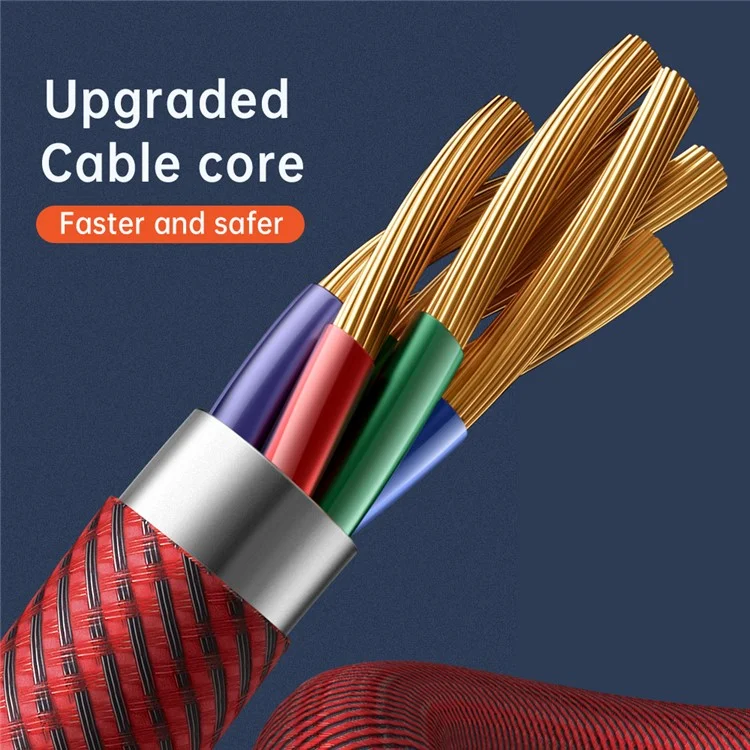 MCDODO CA-832 100W Type-C to Type-C Firefox Series for iPhone 15 Series Fast Charging Cable Elbow Design Data Cable, 1.2 meters - Red