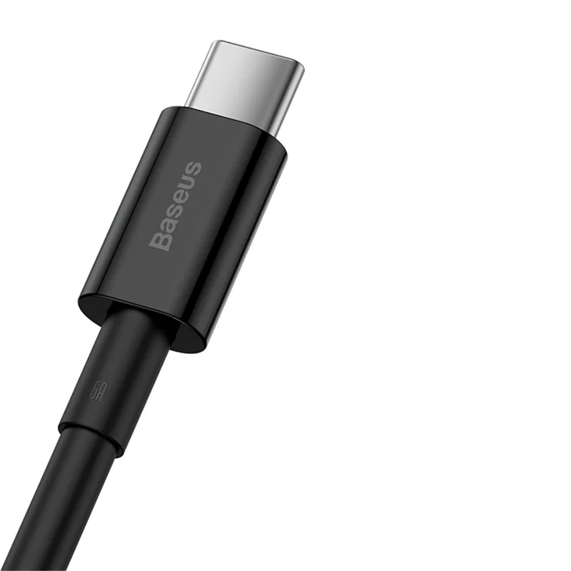 BASEUS Superior-serie snelladen- en gegevenskabel USB naar Type-C 66W 2 m - Zwart