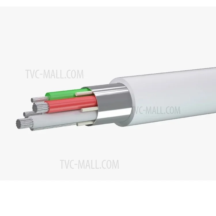 100cm 6A 66W Tipo-C Cabo De Carregamento Rápido Para Huawei Mate 40 Pro / Nova 8 5G / Honra V40 5G