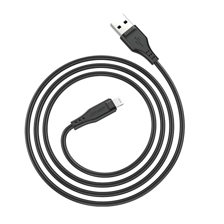 ACEFAST C3-02 Câble de charge et de données USB-A vers Lightning TPE certifié MFI 1,2 m - Blanc 