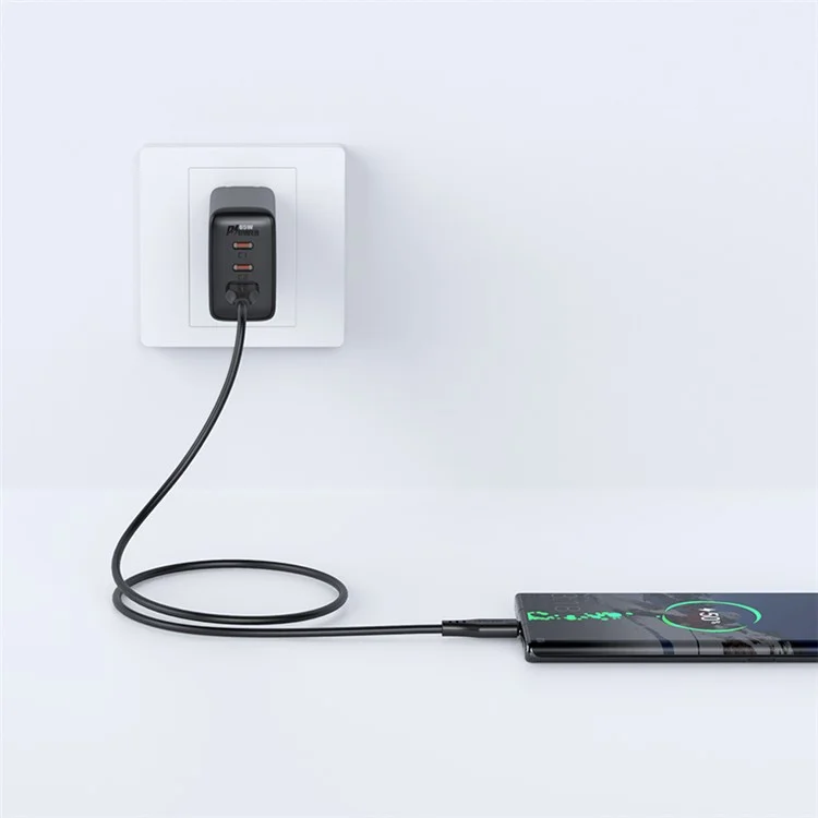 ACEFAST C3-04 for iPhone 15 Series USB-A to USB-C Data Cable 3A Max TPE Charging Cord 1.2m - Black