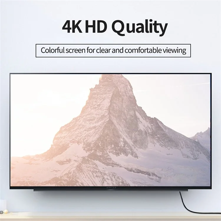 PQ105 Câble de projection d'écran 4K 16 cœurs 10 Gbps 3m USB3.1 Type-C Mâle à Femelle Gen2 Câble de charge rapide PD100W 5A
