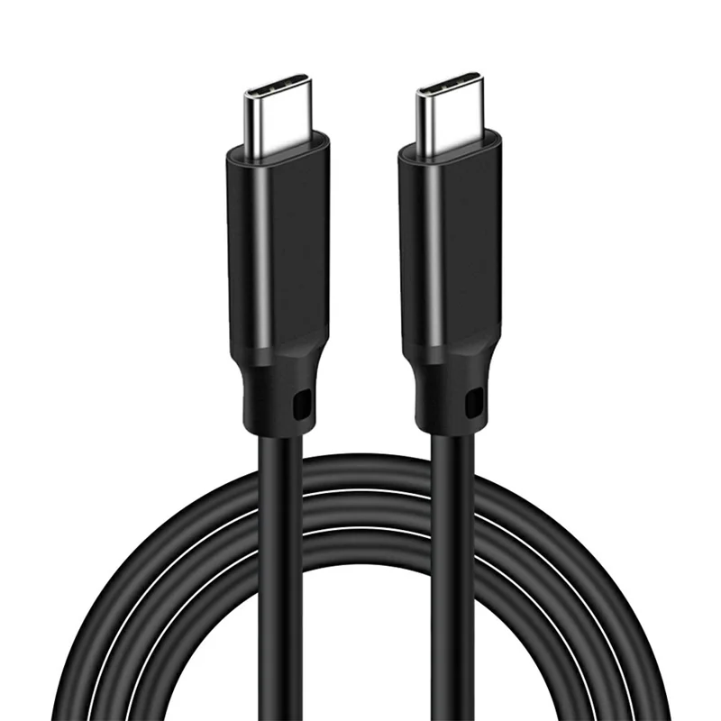 PQ099 2 m 100 W 5 A Type-C hank til hank hurtigladekabel HD 4K video Gen2 overførselskabel