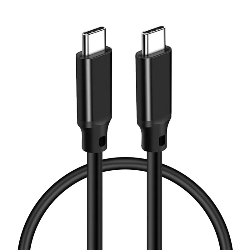 PQ099 0.5m 100W 5A Type-C Male to Male 1000Mb/s Data Cable Gen2 4K Projection Screen PD Fast Charging Cable