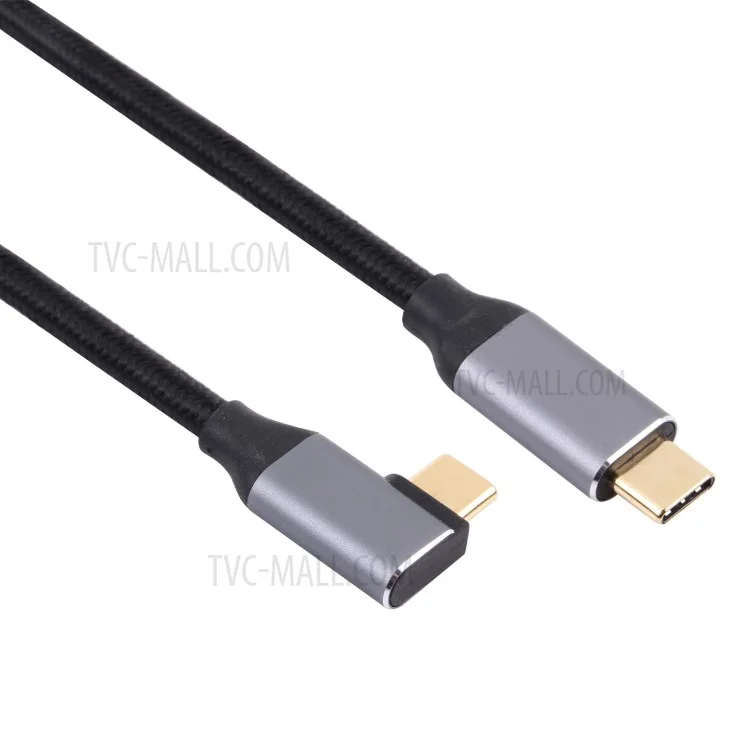 Câble de transmission de données vidéo de charge rapide 4K 100 W USB-C QC4.0 de 1,5 m pour MacBook Air/iPad Pro 2020
