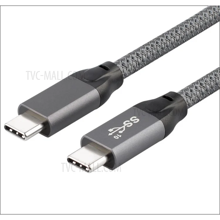 0.5m USB-C Male to USB-C Male Cable 4K 20Gbps PD100W 5A/20V Fast Charging Cord for Macbook Pro