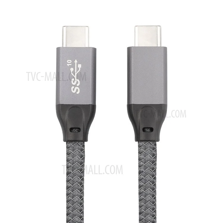 Cable Tipo C Macho a Macho de 1,5 m 20 Gbps Transmisión 4K Carga Rápida PD100W 5A/20V para Macbook Pro