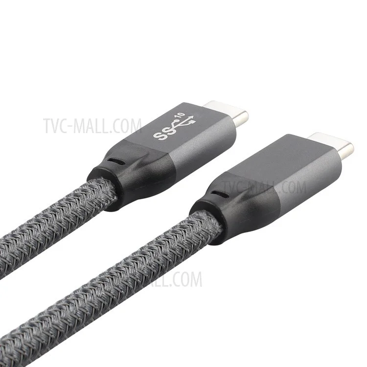 Cable Tipo C Macho a Macho de 1,5 m 20 Gbps Transmisión 4K Carga Rápida PD100W 5A/20V para Macbook Pro