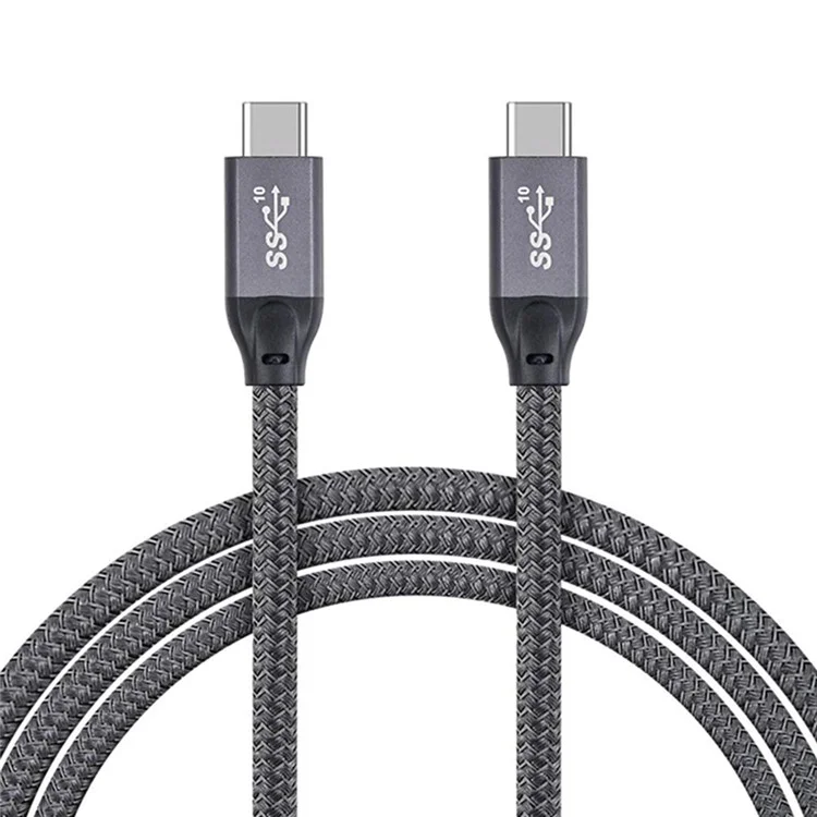 Cable de carga rápida de 2 m de USB-C macho a USB-C macho PD 100 W 5 A/20 V, transmisión de audio y vídeo 4K 20 Gbps para Macbook Pro