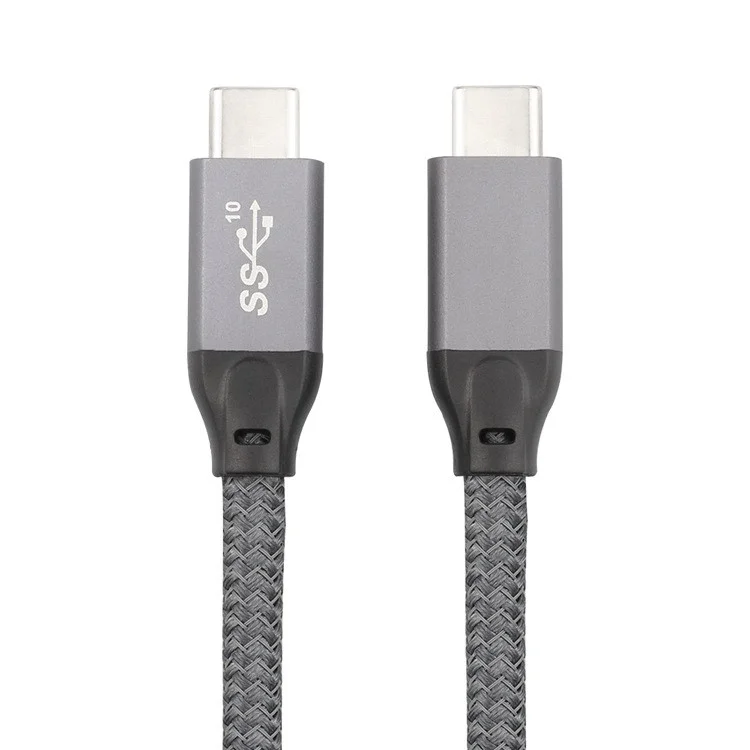 Cable de carga rápida de 2 m de USB-C macho a USB-C macho PD 100 W 5 A/20 V, transmisión de audio y vídeo 4K 20 Gbps para Macbook Pro