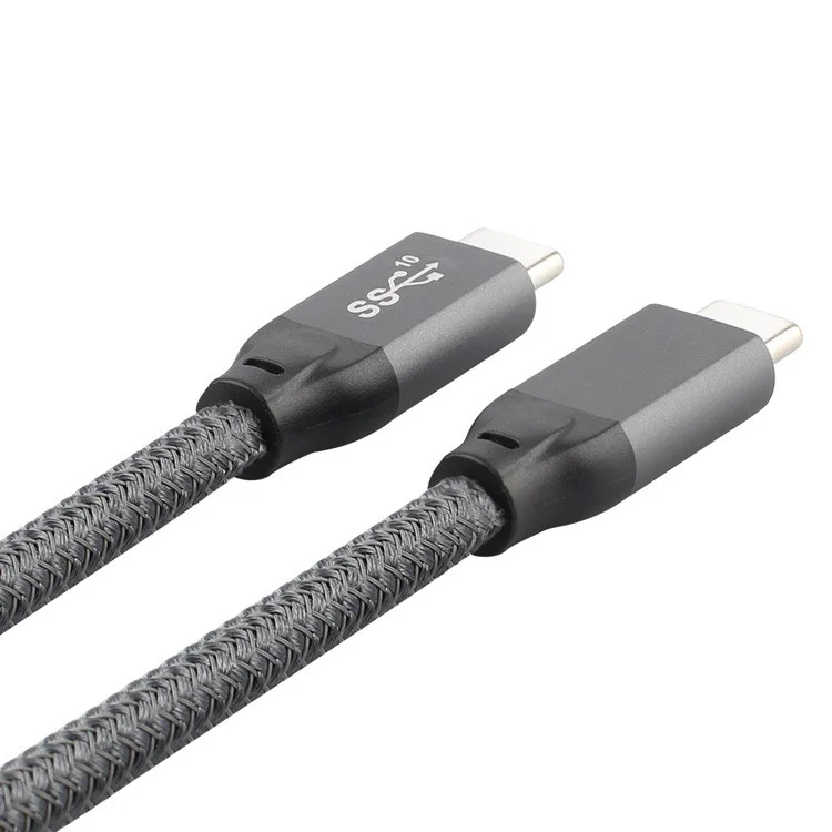 Cable de carga rápida de 2 m de USB-C macho a USB-C macho PD 100 W 5 A/20 V, transmisión de audio y vídeo 4K 20 Gbps para Macbook Pro