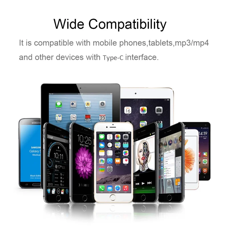 2m Farbenfrohe Nylon Geflochtenes 480 Mbit / s Datenübertragungstyp-c-schnittstelle Mobile Ladekabelkabel - Grün