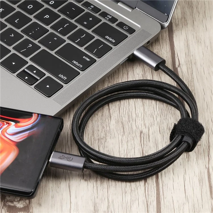 3m PD 100W USB-C 3.2 Gen2 Кабель для передачи данных 8K/60Hz 20Gbps Высокоскоростной шнур для MacBook/iPad Pro