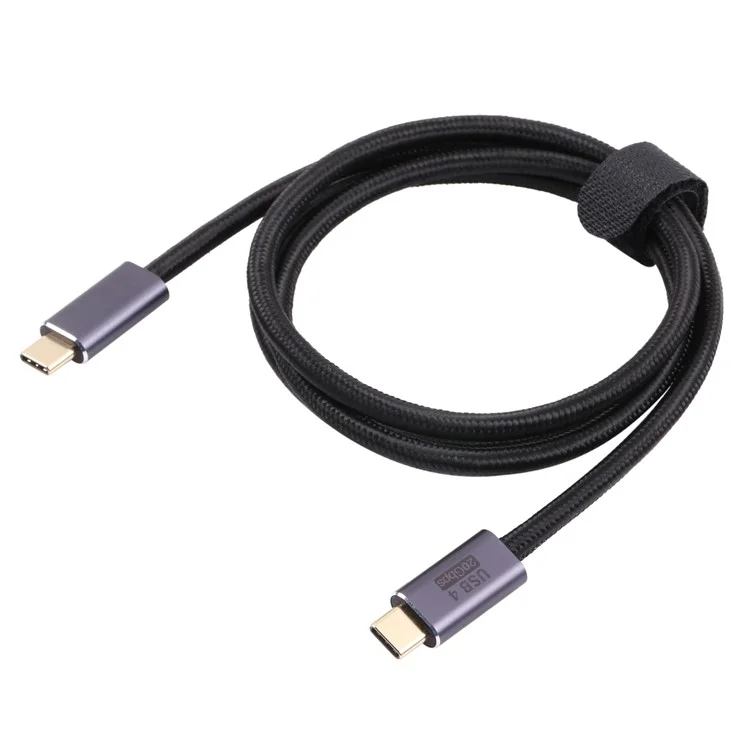 USB -c -datenkabel 20gbit / s Schnelles Getriebekabel 100W pd Fast Lad 4K Videoausgang Nylon Geflochtenes Kabel, 0,5 m