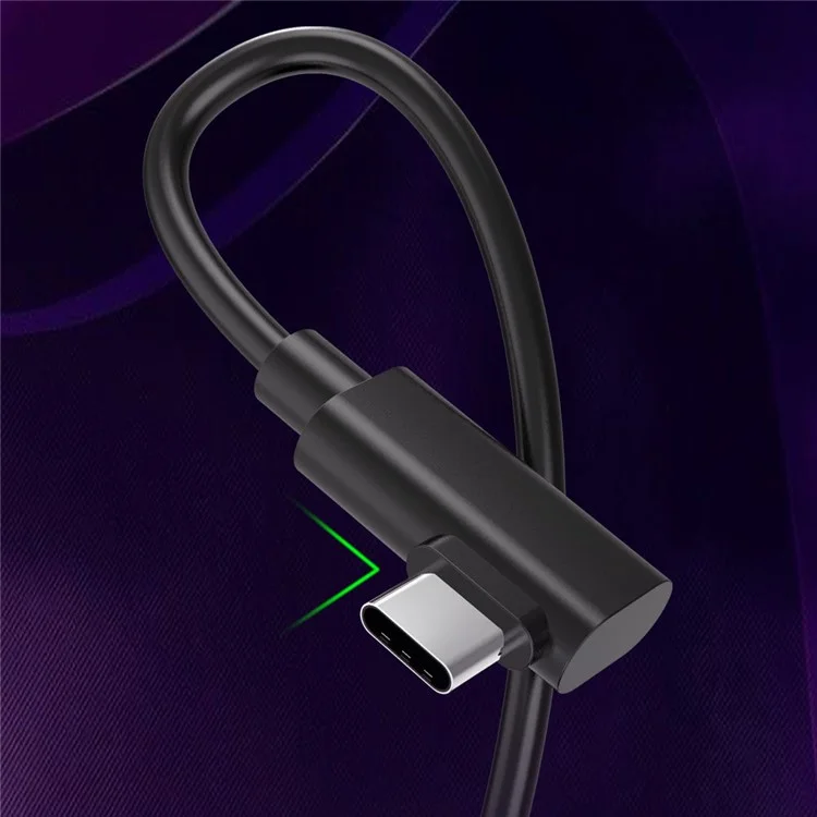 VR-Headset-Kabel für VR Quest 2, 5 m, 90 Grad rechter Winkel, USB 3.2 Gen1 Typ-C-Kabel, Unterstützung für schnelles Laden und 5 Gbit/s Datensynchronisation