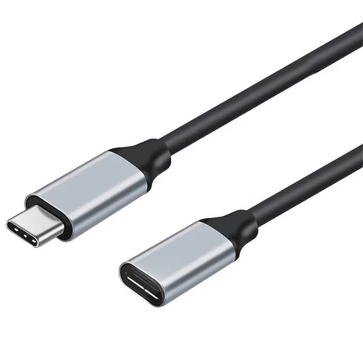 PD 60W Fast Charge Type C Männlich zu Weiblich Verlängerungskabel Laden 400Mbp/s Sync Kabel 4K Video Ausgang, 0,25m