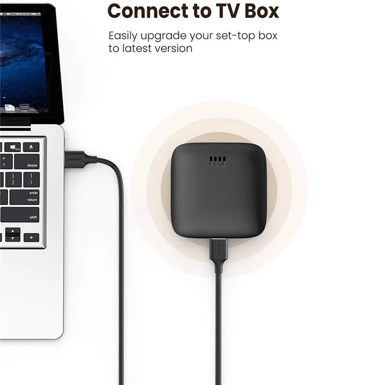 UGREEN 60524 0,5 m USB 3.0 Ein Mann zu Einem Männlichen Datenkabel Für Festplatte, Laptop, DVD -player, TV, USB 3.0 -hub, Monitor, Kamera, Einrichtenbox