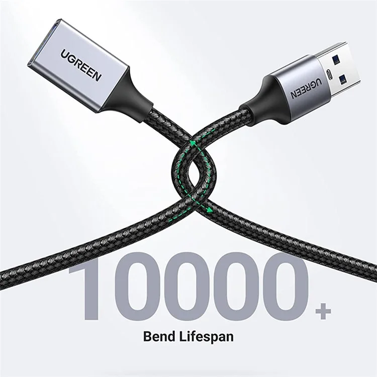 Ugreen 2m USB 3.0 Extension Cavo Tipo un Cavo di Estensione di Trasferimento Dati da Maschio A 5 Gbps Per Scanner Stampante Hub Lettore