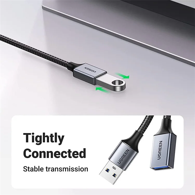 Ugreen 2m USB 3.0 Extension Cavo Tipo un Cavo di Estensione di Trasferimento Dati da Maschio A 5 Gbps Per Scanner Stampante Hub Lettore