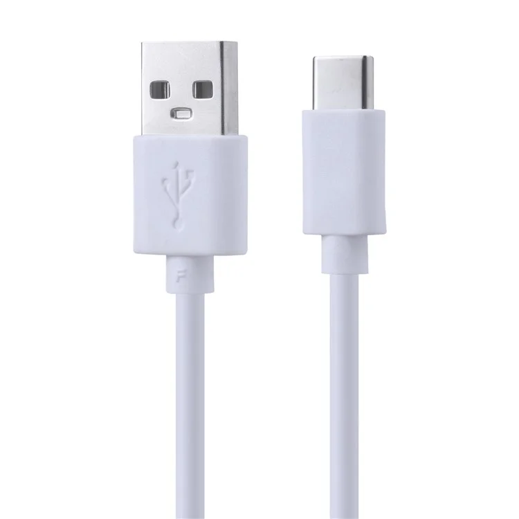 Para la serie iPhone 15 Cable de carga trenzado de TPE de 30 cm con conector Tipo-C y núcleo de cobre (No admite transferencia de datos) - Blanco