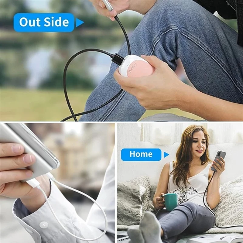 Зарядный кабель Micro USB 30 см, медный сердечник, для мобильных телефонов - белый