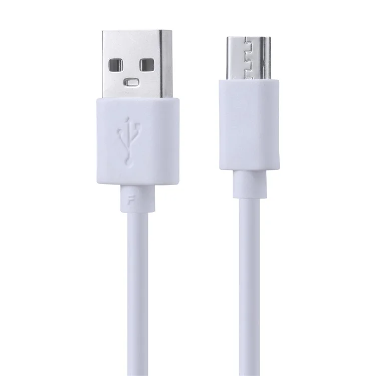 50 cm USB a Micro USB Copper Core Cable Cable TPE Para Tableta de Teléfonos Móviles Android - Blanco