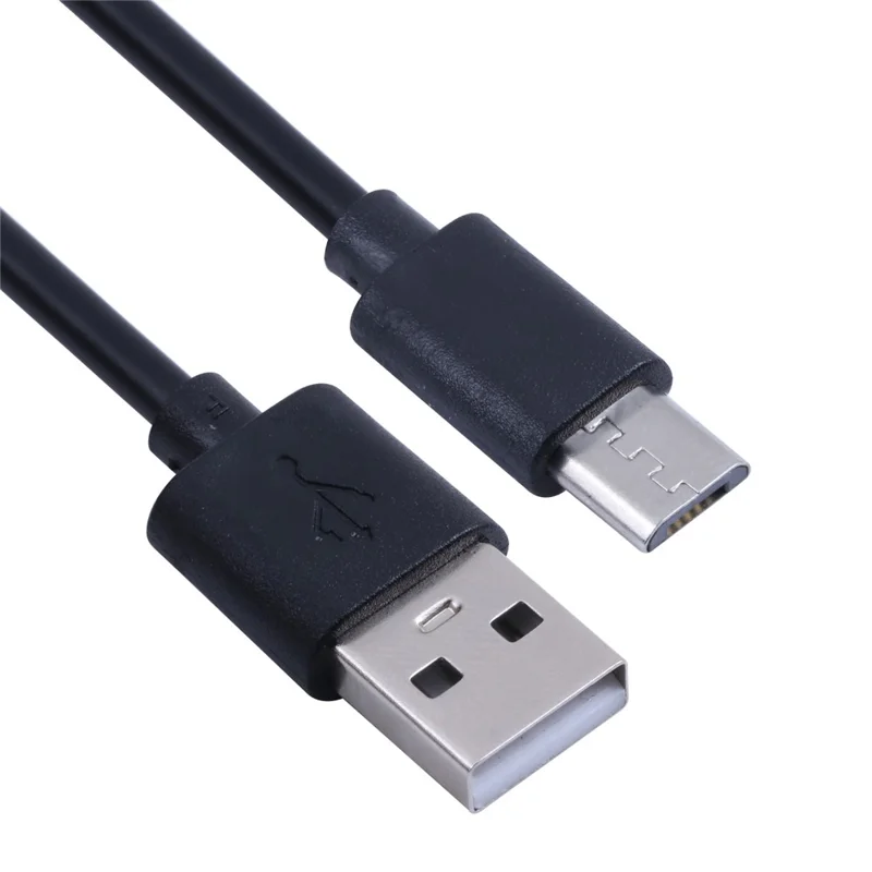 100cm Universal USB to Micro USB Charging Cable for Android Mobile Phone Tablet Copper Core TPE Wire (Not Support Data Transfer) - Black