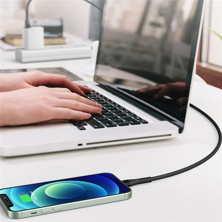 IVON CA92 for iPhone 15 Series 1.5m Data Cord 2.4A USB to Type-C Flexible Rubber Cable