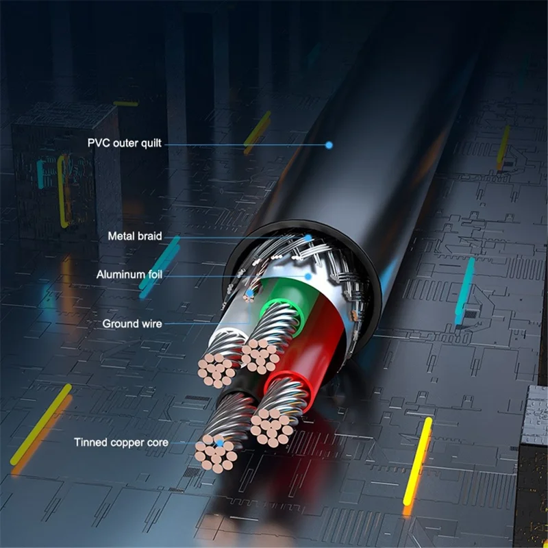 VENTION CBIBH Seria CBI 2 m Kabel rozszerzający USB 2.0 męsko-żeński 480 Mbps Kabel danych