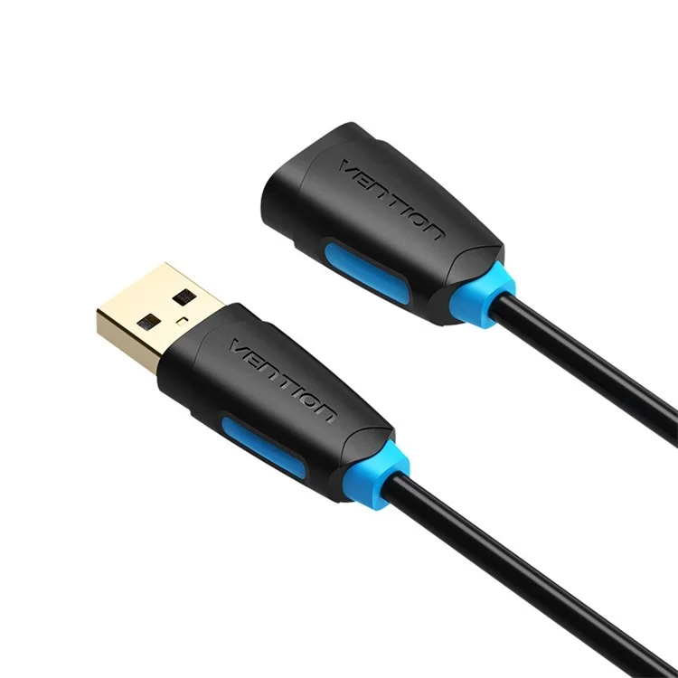 VENTION CBCBH 2m 480Mbps Data Cable for Xbox One PC Smart TV USB 2.0 Extension Cable, Black