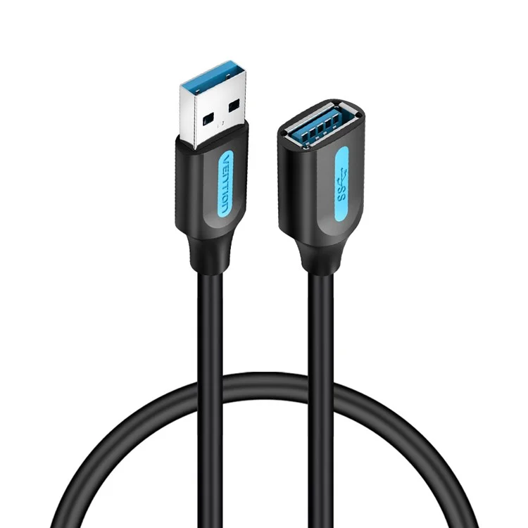 Venzione CBHBD 1m USB-A 3.0 Maschiale Alla PVC Fempla PVC 5 Gbps Trasferimento di Trasferimento Del Cavo Round