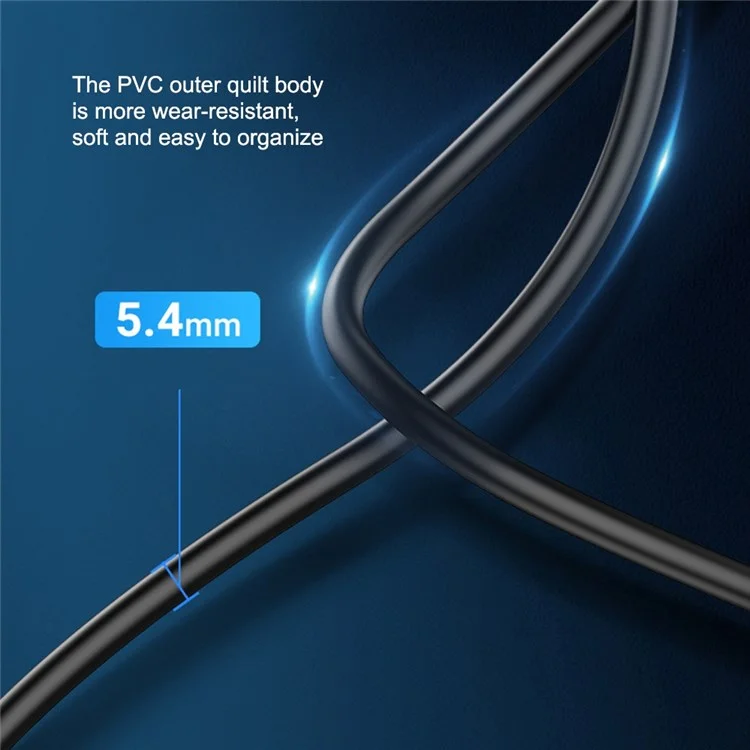 Vention CBHBD 3m USB-A 3.0 Cable de Extensión Masculina a Hembra 5 Gbps Transferencia de Datos de Alta Velocidad Cable de PVC