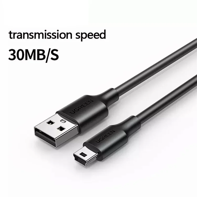 UGREEN 10386 3m USB-A to 5Pin Mini-USB Fast Data Transmission Cord Charging Cable for Car DVR / Digital Camera / Hard Drive
