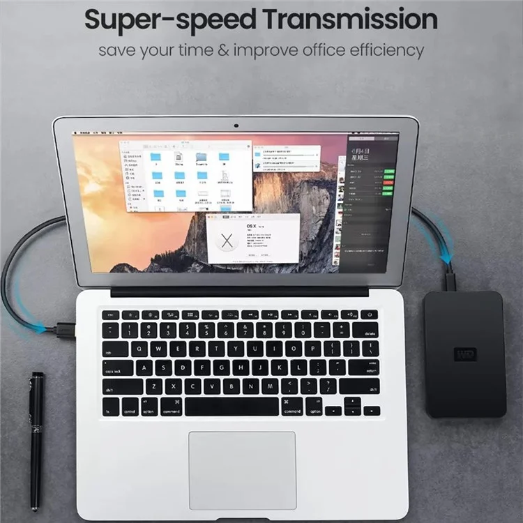 UGREEN 10386 3m USB-A to 5Pin Mini-USB Fast Data Transmission Cord Charging Cable for Car DVR / Digital Camera / Hard Drive