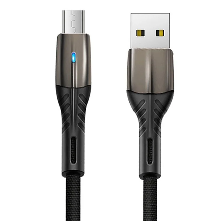 1m Nylon Trenzado 5A de Carga Rápida USB al Cable Tipo c 480Mbps Cable de Transmisión de Datos de Alta Velocidad