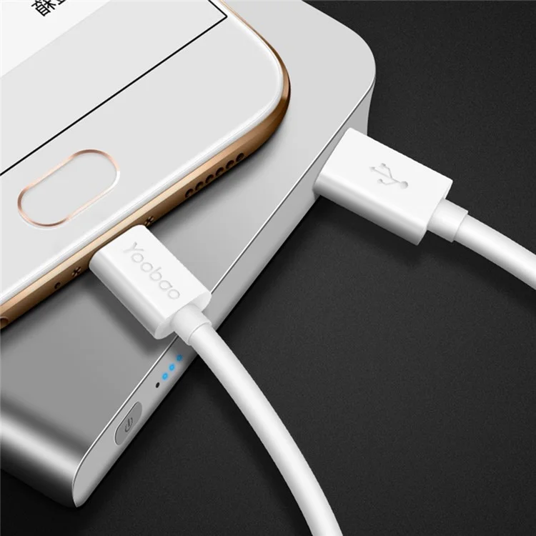 YOOBAO YB-401C per iPhone Serie 15 1,2 m 5A Alta corrente Cavo di ricarica rapida Dati USB-A a Type-C Filo rotondo TPE