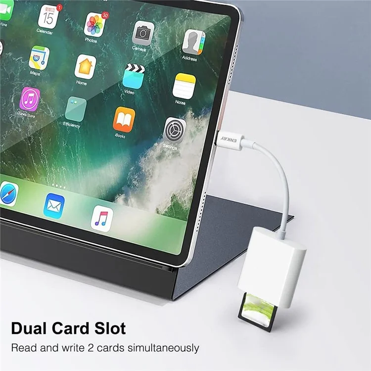 ENKAY HAT PRINCE Type-C zu SD+TF Card Port Kartenleser Adapter Kabel Anschluss Tragbarer Dual Slot USB-C Konverter
