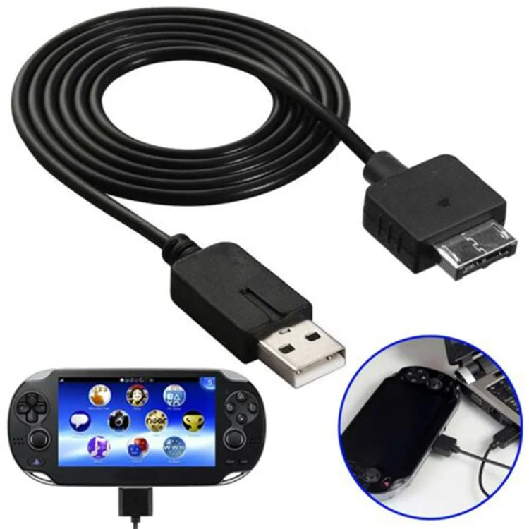 Câble de chargement et de synchronisation de données USB Accessoires de jeu pour Sony PS Vita 1000 PSV1000
