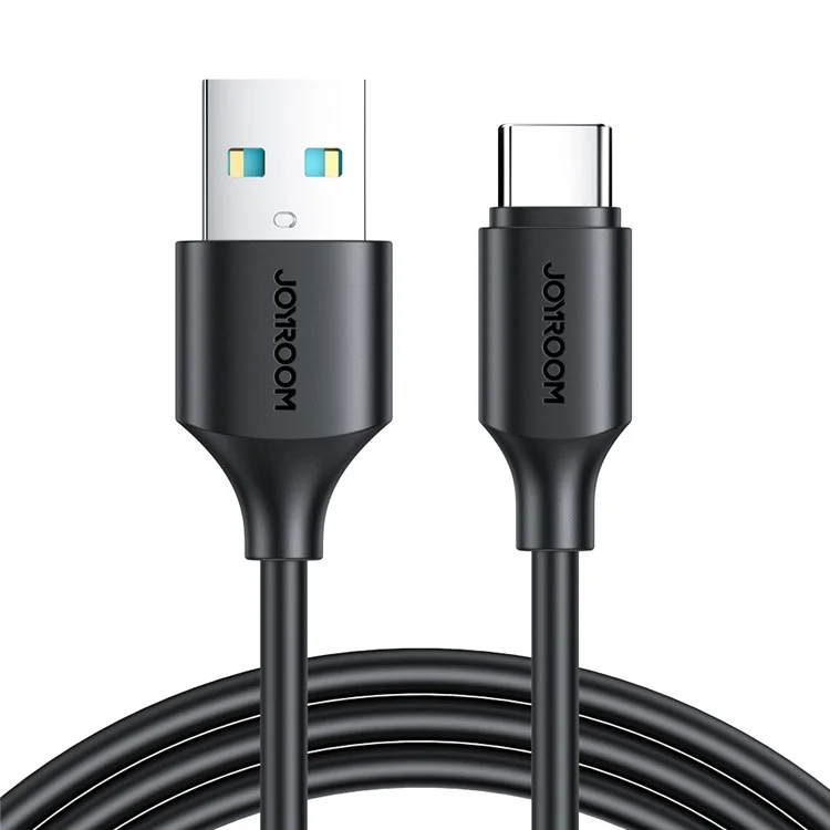 Joyorm S-UC027A92 2m Série Premium USB-A à Type-C 3A Fast Charging Cable Support Data Transfert - le Noir