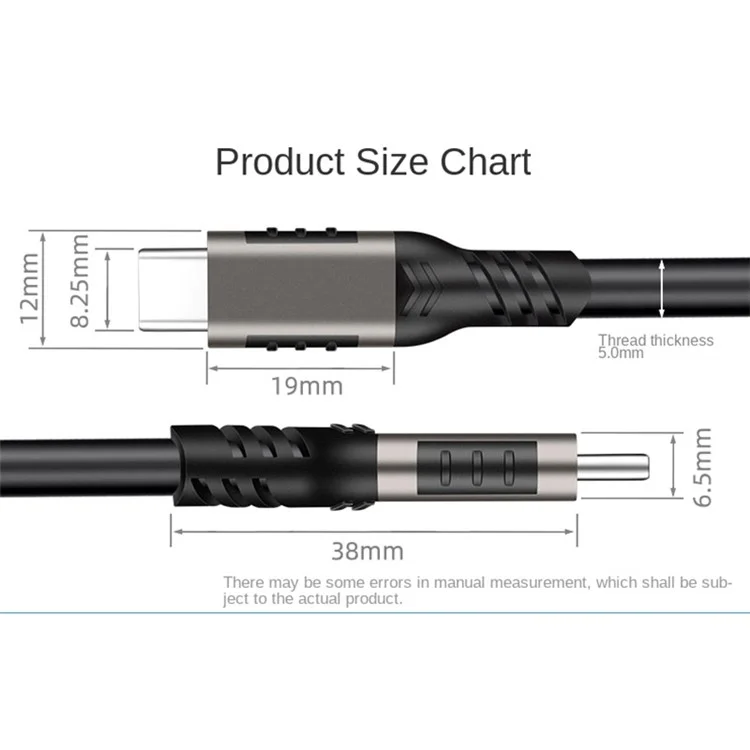 1m Para MacBook Tablet Cellphone USB3.2 Gen2 4K / 60Hz 20Gbps Cable PD 100W Tipo-c Para Tipo c Rabe Cabo Rápido