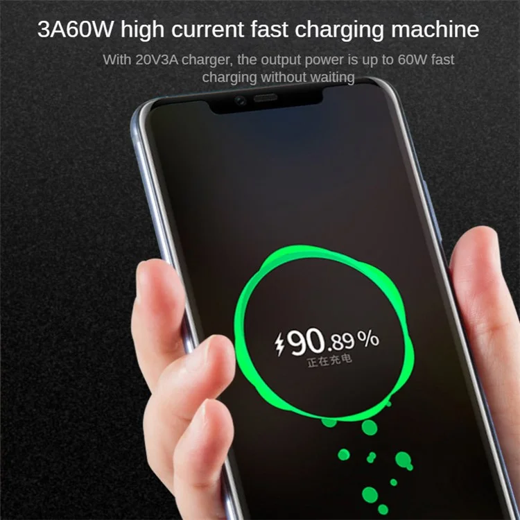 For iPhone 15 Series 1.5m QC 3.0 Fast Charging 3A 60W Cable USB 3.2 10Gbps USB to Type-C Cord SSD Hard Drive Connection Wire
