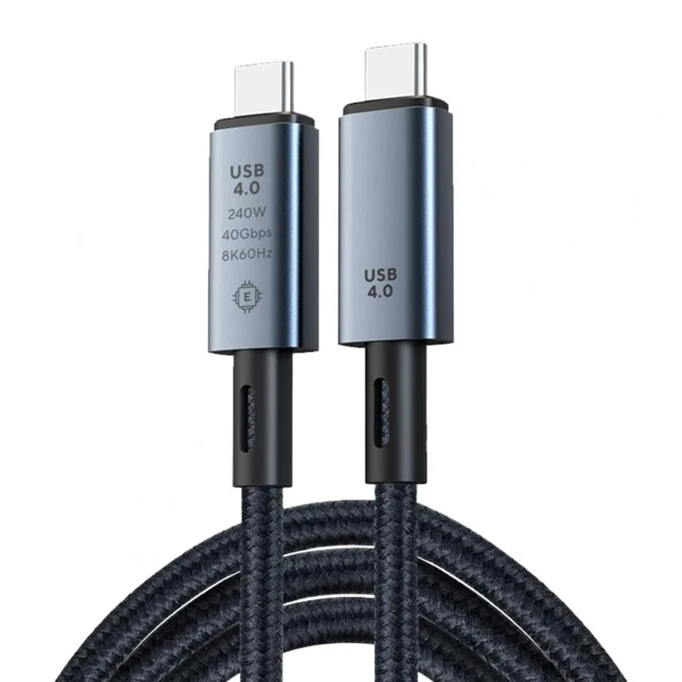 USB4.0 Typ-c zu Typ-c-kabel 40gbit / s 8K / 60 hz 240W Schnelles Ladekabel Für PS5 / Nintendo Switch / Samsung Galaxy S22 / Macbook Pro