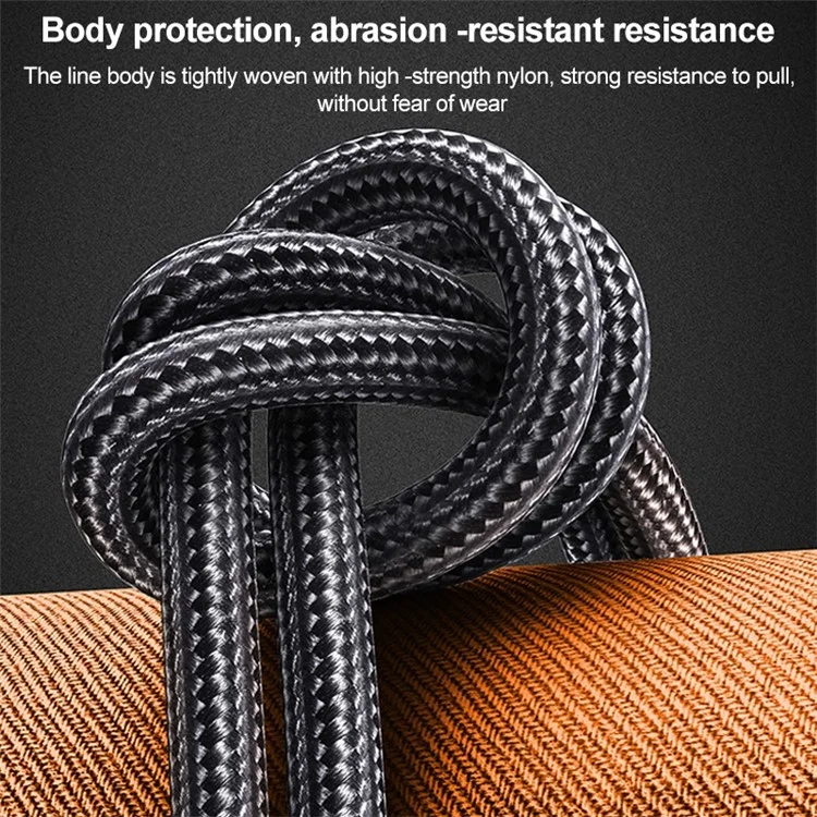 For iPhone 15 Series 1m Nylon Braided Design PD 240W USB-C Fast Charging Wire 480Mbps Data Transmission Cord Mobile Phone Tablet Type-C Cable