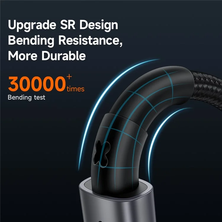 MCDODO Prism Series CA-3130 MDD 1m 60W Type-C to Type-C Data Cable PD Fast Charging Cord - Black
