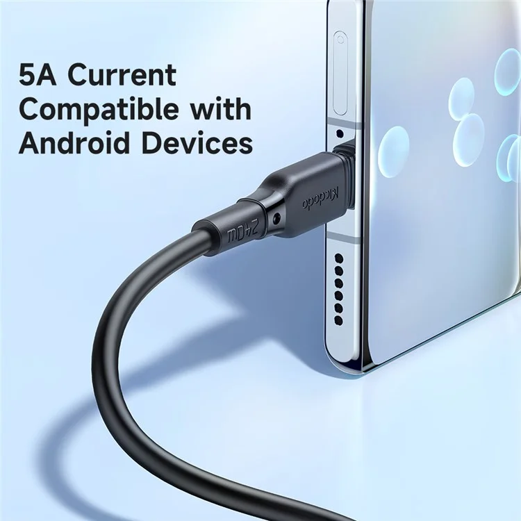 MCDODO CA-3311 MDD for iPhone 15 Series 2m Type-C to Type-C Cord PD 240W 5A Fast Charging Data Transmission Cable - Black
