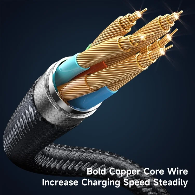 MCDODO CA-361 5A 100W Type-C to Type-C Charging Cable, 1.2m Auto Power Off Transparent Data Cable with Digital Display