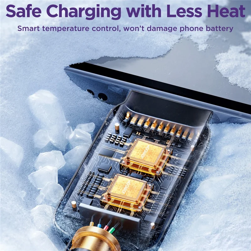 Cabo de Dados JOYROOM S-AC027A14, Série Multicor para iPhone 16-15, 1,2 m, 3 A, USB-A para Tipo-C, Cabo de Carregamento Rápido em TPE - Preto