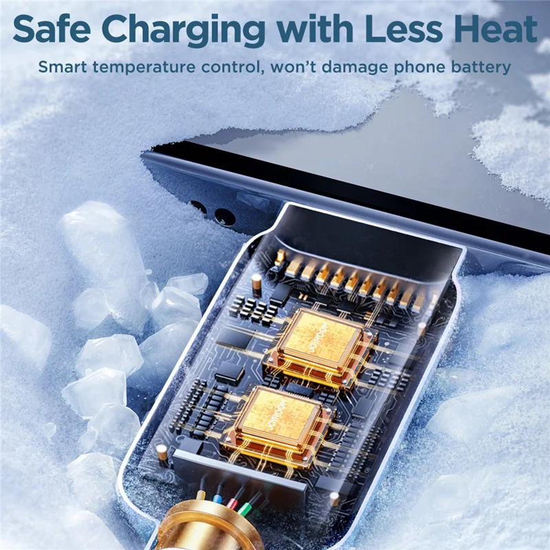 JOYROOM S-CC100A14 Wielokolorowa seria do iPhone 16-15, 1,2 m, 100 W, kabel danych typu USB-C do USB-C, szybkie ładowanie, sznur z tworzywa TPE – niebieski