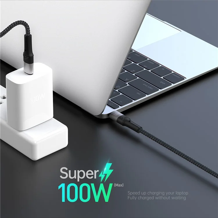 DUZZONA A4 for iPhone 16-15 Series 100W 3-in-1 5A Fast Charging Cable USB-C to USB-C+Lightning+Micro USB Cord (CE / FCC / UKCA / ROHS Certificate)