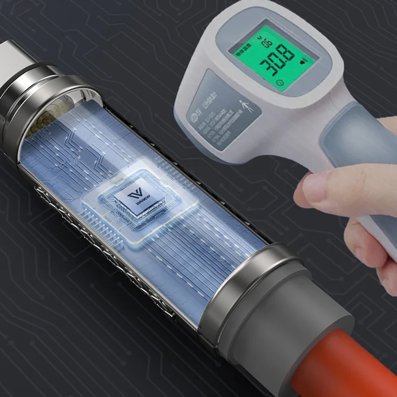 2m 3-in-1 Magnetic Charging Cable PD 100W Fast Charger Sync Data Cord for iPhone / USB / Type-C (NO CE Certificated) - Orange